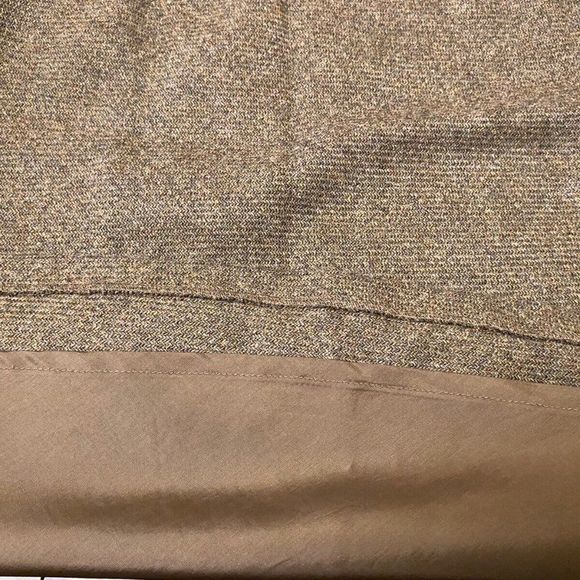 Sisley Skirt Women 6 US / EU38 Solid Green Wool Silk Blend Midi A Line - Picture 10 of 10